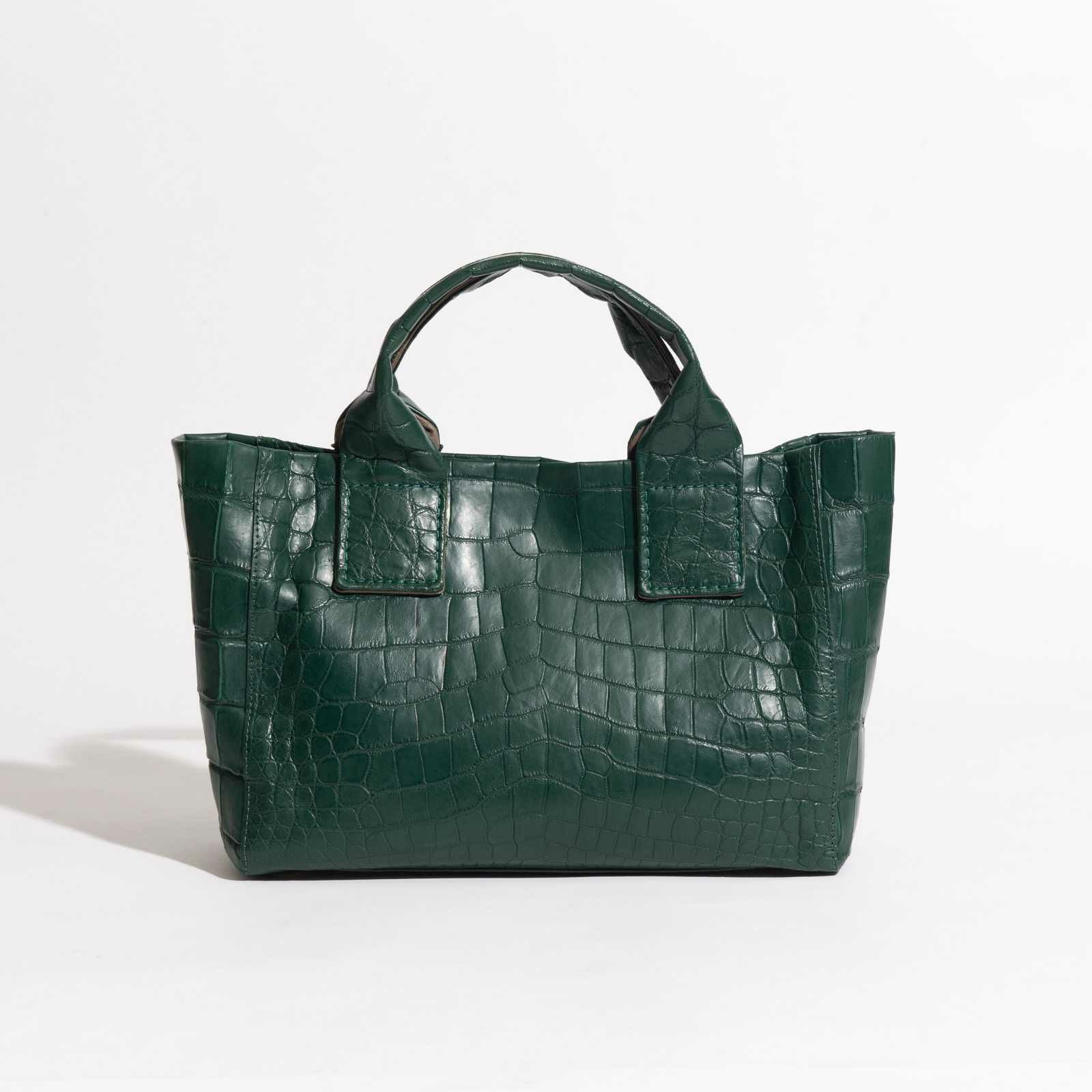 希少☆モデルロイヤル　DELVAUX × BREVETE クロコ　トートバッグ 最高級 MADE IN ITALYクロコバッグ | かむろぎ