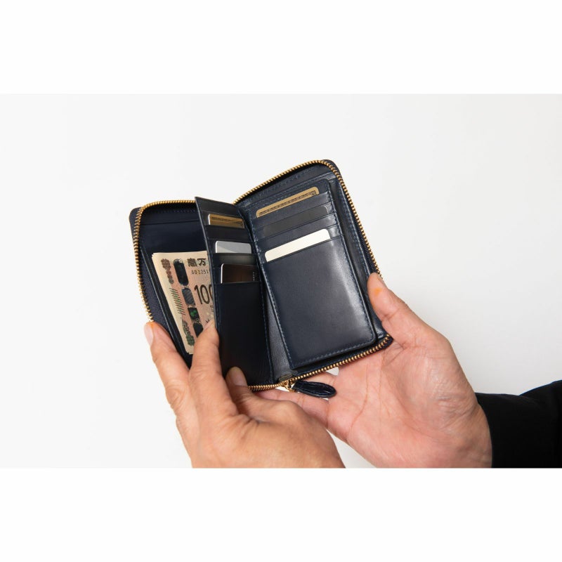 ベビーホーンクロコラウンドサイフ5