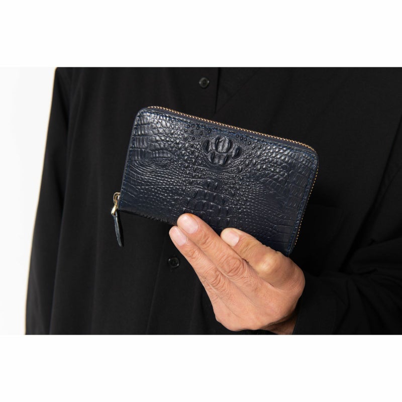 ベビーホーンクロコラウンドサイフ8