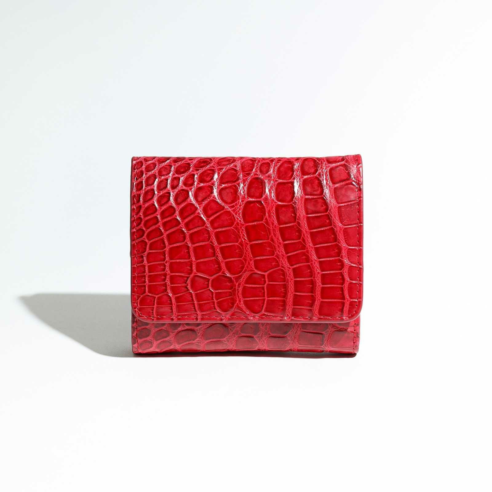 マットクロコ折財布 | かむろぎ