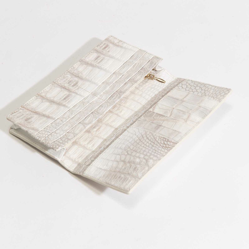 ヒマラヤ染め一枚革裏側継ぎ無し中側クロコクロコ長束入れ3