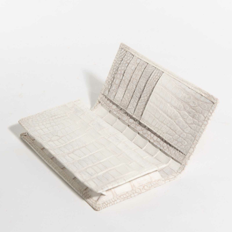 ヒマラヤ染め一枚革裏側継ぎ無し中側クロコクロコ長束入れ4