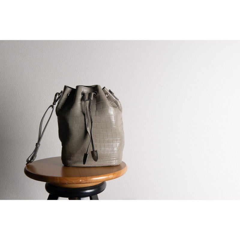 マットクロコ巾着3