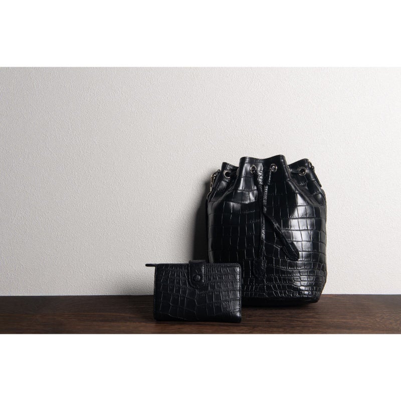 マットクロコ巾着4