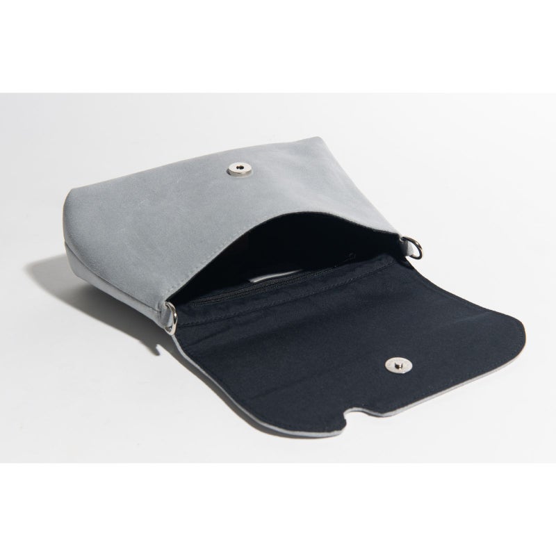 アルカンターラピスタシリーズ　エグゼクティブサコッシュショルダーバッググレー4