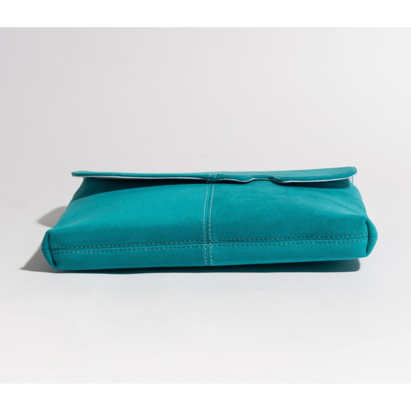 アルカンターラピスタシリーズ　エグゼクティブサコッシュショルダーバッグターコイズブルー4