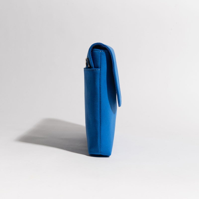 アルカンターラピスタシリーズ　エグゼクティブサコッシュショルダーバッグブルー2