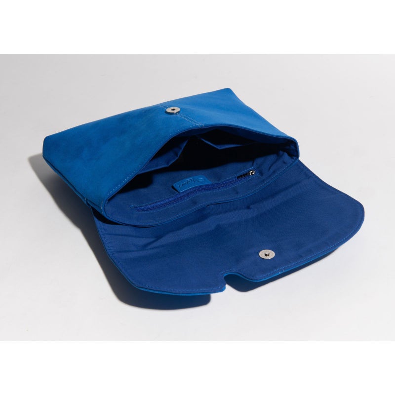 アルカンターラピスタシリーズ　エグゼクティブサコッシュショルダーバッグブルー4