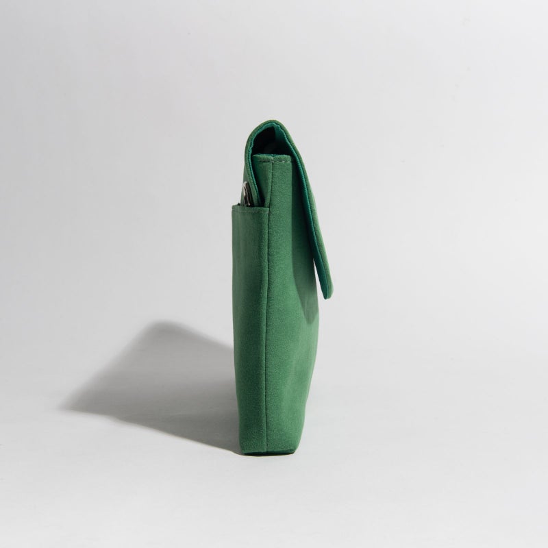 アルカンターラピスタシリーズ　エグゼクティブサコッシュショルダーバッググリーン2