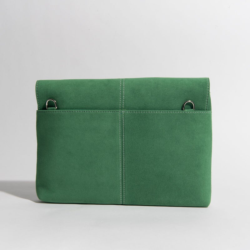 アルカンターラピスタシリーズ　エグゼクティブサコッシュショルダーバッググリーン3